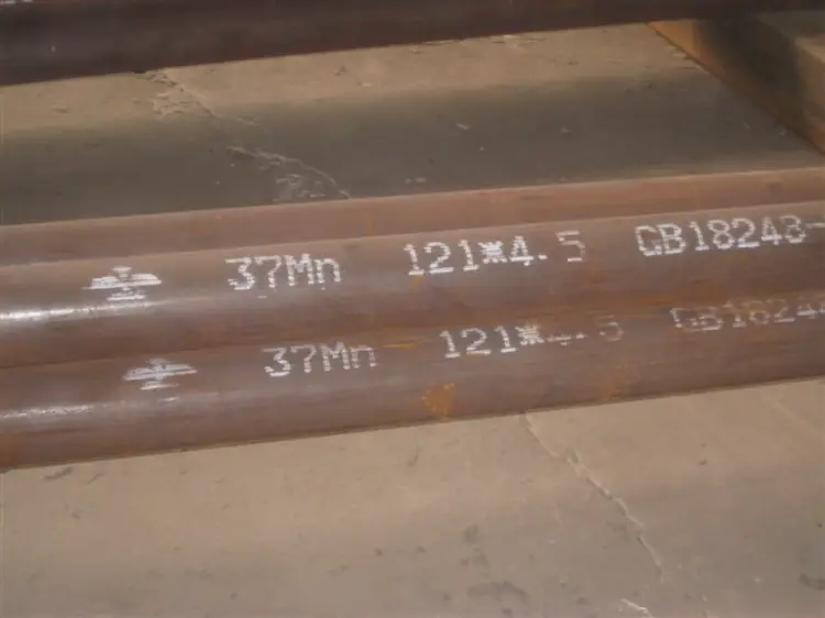 37Mn Seamless Steel Pipes for High-Pressure Gas Cylinders